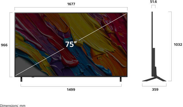 LG 75 QNED82A6B / nur mit gültigem SDA-Vertrag