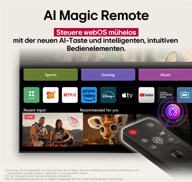 LG 65 QNED93A6A / nur mit gültigem SDA-Vertrag