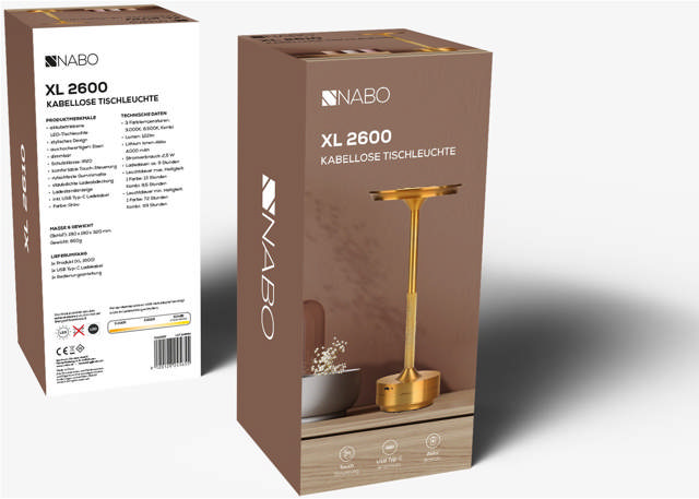 NABO XL 2600 / Messing